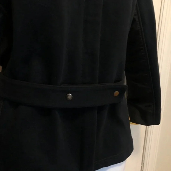 Magaschoni Belted Hooded Sweatshirt Jacket M - Picture 5 of 15